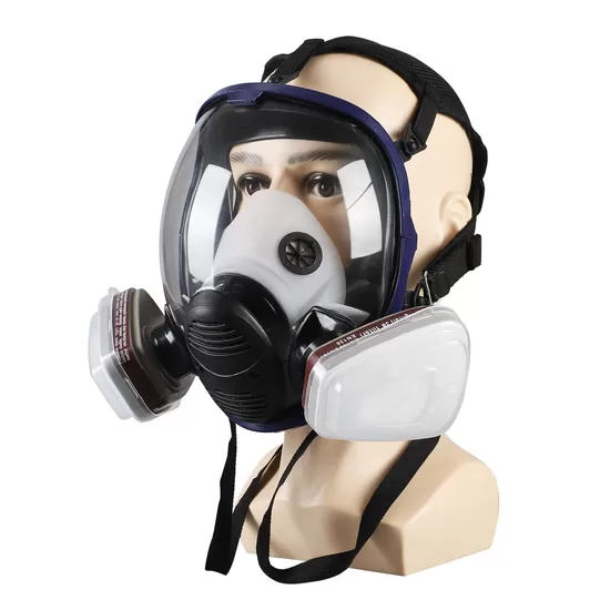 Multi Gas Mask Industrial, Replaceable Filter, Cotton Filter, Filter Cap, New