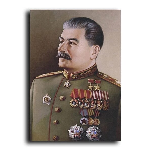 Portrait Joseph Stalin Soviet Leader Wall Art Home Decor HD Print