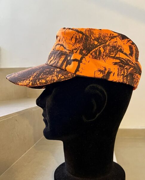 Cap type hunting hat Hunting Design, Orange, New, Universal Size